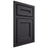 Shiloh Cabinetry Beaded Inset Essex White Oak Plain Cut Harbor Door