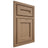 Shiloh Cabinetry Beaded Inset Essex White Oak Plain Cut Natural Door