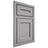 Shiloh Cabinetry Beaded Inset Essex White Oak Plain Cut Stratus Door