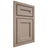 Shiloh Cabinetry Beaded Inset Essex White Oak Plain Cut Whitewash Door