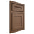 Shiloh Cabinetry Beaded Inset Essex White Oak Quarter Sawn Autumn Door