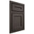 Shiloh Cabinetry Beaded Inset Essex White Oak Quarter Sawn Creekside Door