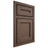 Shiloh Cabinetry Beaded Inset Essex White Oak Quarter Sawn Mineral Door