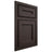 Shiloh Cabinetry Beaded Inset Essex White Oak Quarter Sawn Morel Door