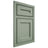 Shiloh Cabinetry Beaded Inset Essex White Oak Quarter Sawn Moss Door