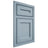 Shiloh Cabinetry Beaded Inset Essex White Oak Quarter Sawn Sky Door
