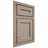 Shiloh Cabinetry Beaded Inset Essex White Oak Quarter Sawn Whitewash Door