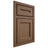 Shiloh Cabinetry Beaded Inset Essex White Oak Rift Cut Autumn Door