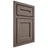 Shiloh Cabinetry Beaded Inset Essex White Oak Rift Cut Clay Door