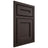 Shiloh Cabinetry Beaded Inset Essex White Oak Rift Cut Morel Door