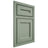 Shiloh Cabinetry Beaded Inset Essex White Oak Rift Cut Moss Door