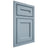 Shiloh Cabinetry Beaded Inset Essex White Oak Rift Cut Sky Door