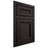 Shiloh Cabinetry Beaded Inset Glenbrook Alder Plain Cut Espresso Door