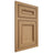 Shiloh Cabinetry Beaded Inset Glenbrook Alder Plain Cut Natural Door