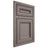 Shiloh Cabinetry Beaded Inset Glenbrook Alder Plain Cut Stonehenge Door