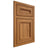 Shiloh Cabinetry Beaded Inset Glenbrook Hickory Plain Cut Medium Door