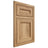 Shiloh Cabinetry Beaded Inset Glenbrook Hickory Plain Cut Natural Door