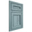 Shiloh Cabinetry Beaded Inset Glenbrook Hickory Plain Cut Sky Door