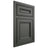 Shiloh Cabinetry Beaded Inset Glenbrook Paintable Pewter Green Door