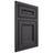 Shiloh Cabinetry Beaded Inset Glenbrook Poplar Plain Cut Cadet Door