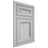 Shiloh Cabinetry Beaded Inset Glenbrook Walnut Plain Cut Stratus Door