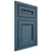 Shiloh Cabinetry Beaded Inset Glenbrook White Oak Plain Cut Hudson Door
