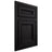 Shiloh Cabinetry Beaded Inset Glenbrook White Oak Plain Cut Ink Door