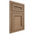 Shiloh Cabinetry Beaded Inset Glenbrook White Oak Plain Cut Natural Door