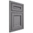 Shiloh Cabinetry Beaded Inset Glenbrook White Oak Plain Cut Sterling Door