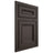 Shiloh Cabinetry Beaded Inset Glenbrook White Oak Quarter Sawn Creekside Door