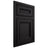 Shiloh Cabinetry Beaded Inset Glenbrook White Oak Quarter Sawn Espresso Door