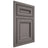 Shiloh Cabinetry Beaded Inset Glenbrook White Oak Quarter Sawn Flagstone Door