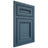 Shiloh Cabinetry Beaded Inset Glenbrook White Oak Quarter Sawn Hudson Door