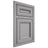 Shiloh Cabinetry Beaded Inset Glenbrook White Oak Quarter Sawn Stratus Door