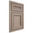 Shiloh Cabinetry Beaded Inset Glenbrook White Oak Quarter Sawn Whitewash Door