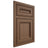 Shiloh Cabinetry Beaded Inset Glenbrook White Oak Rift Cut Autumn Door