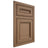 Shiloh Cabinetry Beaded Inset Glenbrook White Oak Rift Cut Medium Door