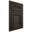 Shiloh Cabinetry Beaded Inset Glenbrook White Oak Rift Cut Morel Door