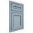 Shiloh Cabinetry Beaded Inset Glenbrook White Oak Rift Cut Sky Door