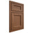 Shiloh Cabinetry Beaded Inset Greensboro Alder Plain Cut Cola Door