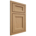 Shiloh Cabinetry Beaded Inset Greensboro Alder Plain Cut Natural Door