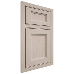 Shiloh Cabinetry Beaded Inset Greensboro Alder Plain Cut White Sands Door