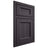 Shiloh Cabinetry Beaded Inset Greensboro Hickory Plain Cut Harbor Door