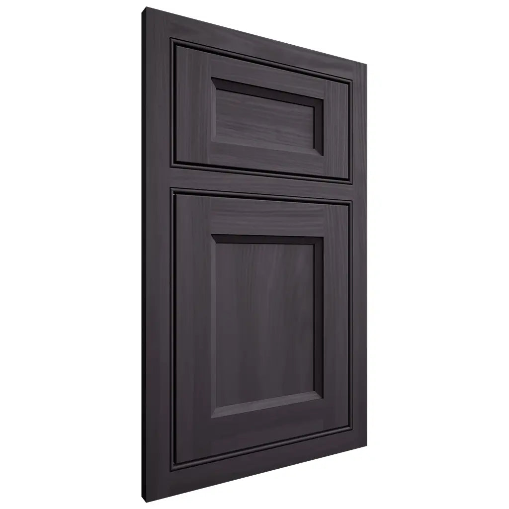 Shiloh Cabinetry Beaded Inset Greensboro Hickory Plain Cut Harbor Door