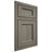 Shiloh Cabinetry Beaded Inset Greensboro Hickory Plain Cut Thyme Door