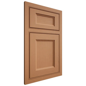 Shiloh Cabinetry Beaded Inset Greensboro Maple Plain Cut Cashmere Door