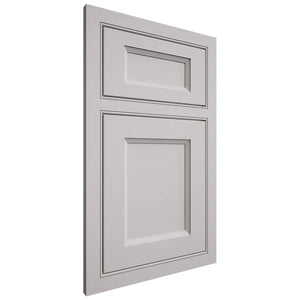 Shiloh Cabinetry Beaded Inset Greensboro Paintable Light French Gray Door