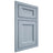 Shiloh Cabinetry Beaded Inset Greensboro Poplar Plain Cut Sky Door