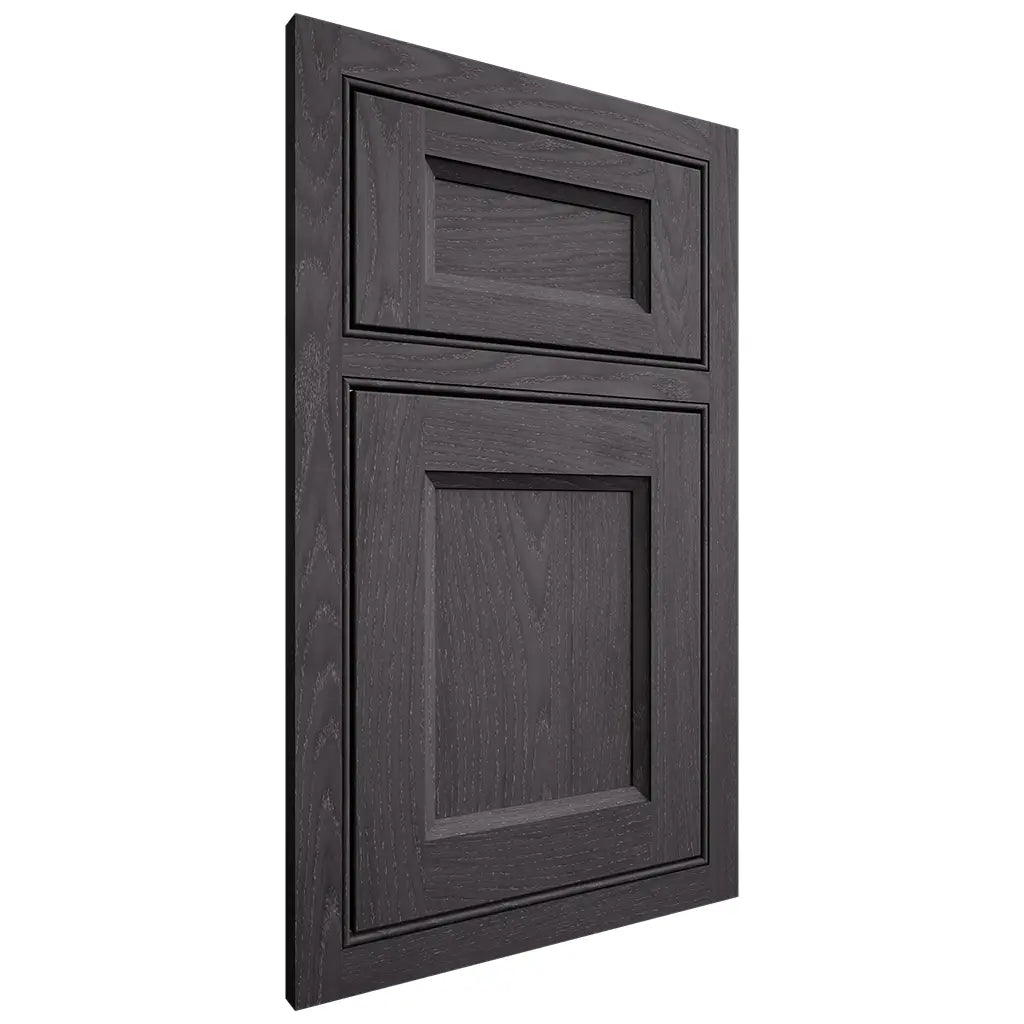 Shiloh Cabinetry Beaded Inset Greensboro Red Oak Plain Cut Harbor Door