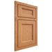 Shiloh Cabinetry Beaded Inset Greensboro Red Oak Plain Cut Medium Door